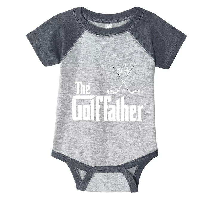 The Golffather Golf Father Funny Golfing Fathers Day Infant Baby Jersey Bodysuit