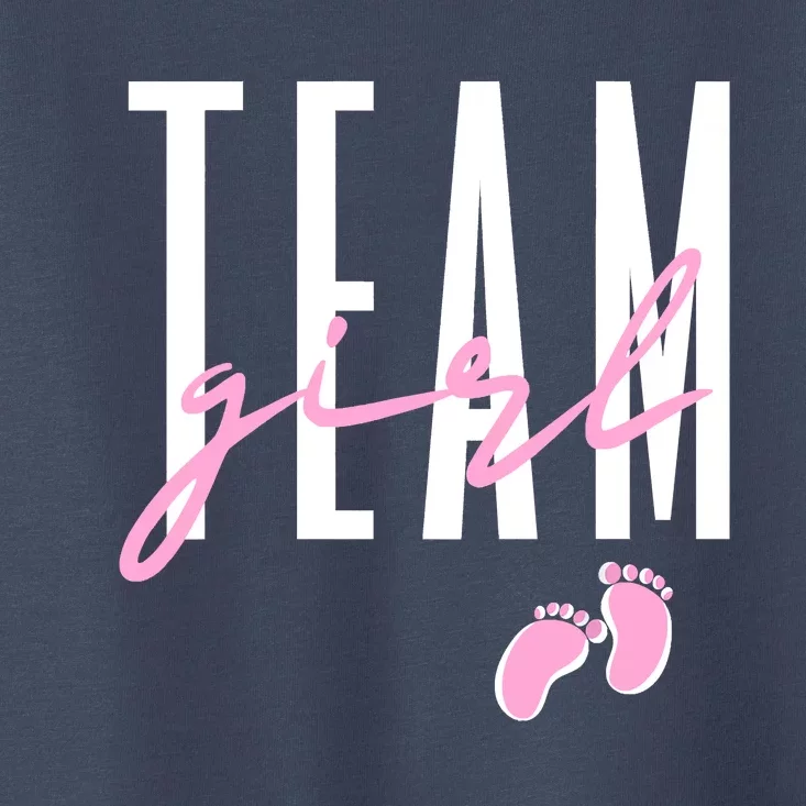 Team Girl Gender Reveal Baby Shower Pink Or Blue Toddler T-Shirt