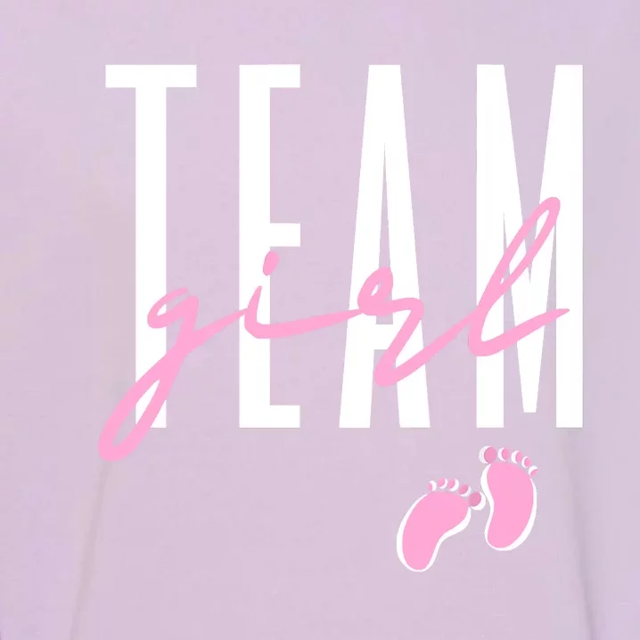 Team Girl Gender Reveal Baby Shower Pink Or Blue Garment-Dyed Sweatshirt