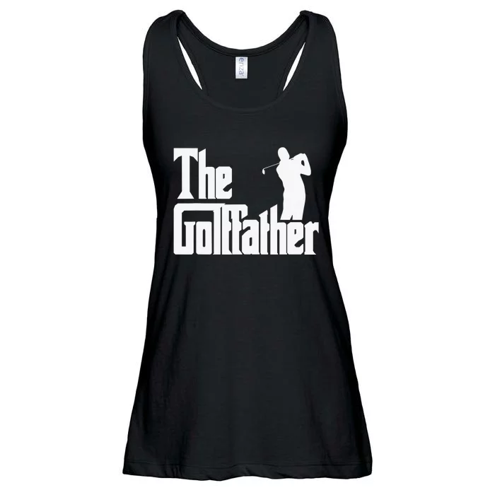 The Golffather Golf Father Funny Golfing Fathers Day Ladies Essential Flowy Tank