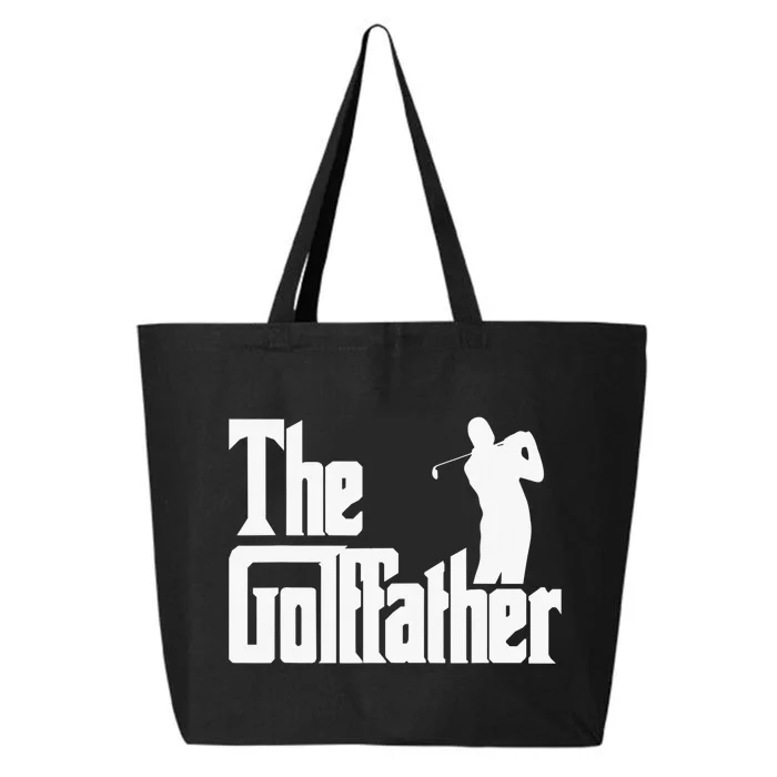 The Golffather Golf Father Funny Golfing Fathers Day 25L Jumbo Tote