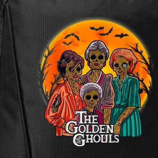 The Golden Ghouls Halloween Zombie Funny Halloween City Backpack