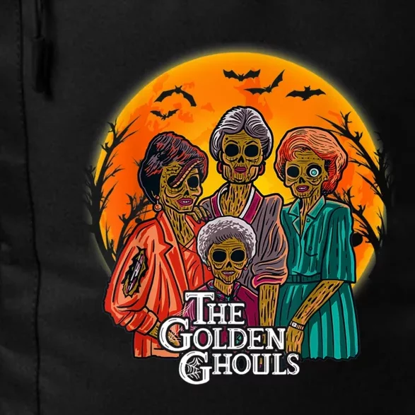 The Golden Ghouls Halloween Zombie Funny Halloween Daily Commute Backpack