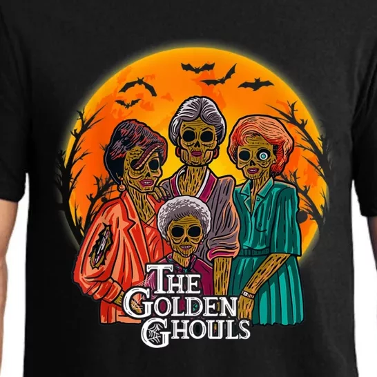 The Golden Ghouls Halloween Zombie Funny Halloween Pajama Set