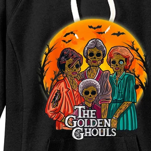 The Golden Ghouls Halloween Zombie Funny Halloween Women's Fleece Hoodie