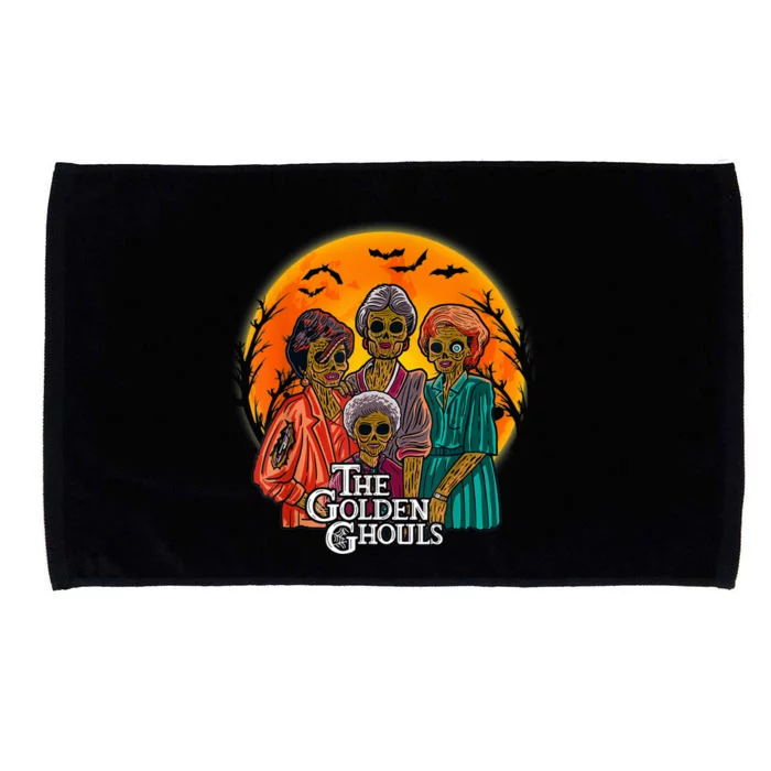 The Golden Ghouls Halloween Zombie Funny Halloween Microfiber Hand Towel