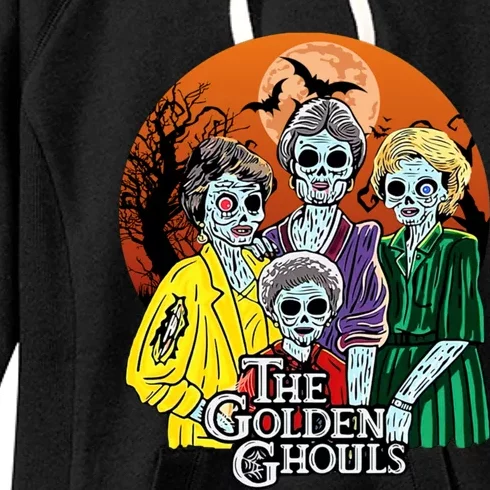 The Golden Ghouls Halloween Zombie Funny Halloween Women's Fleece Hoodie