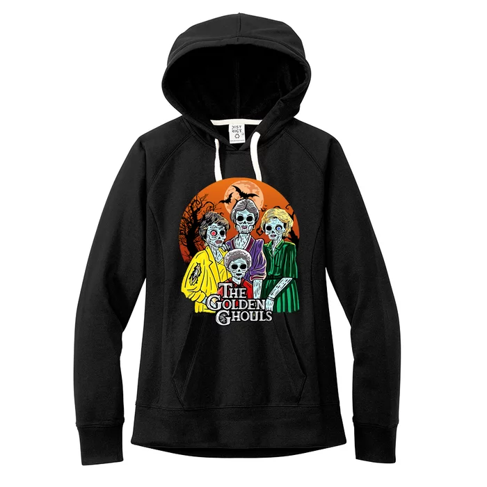 The Golden Ghouls Halloween Zombie Funny Halloween Women's Fleece Hoodie