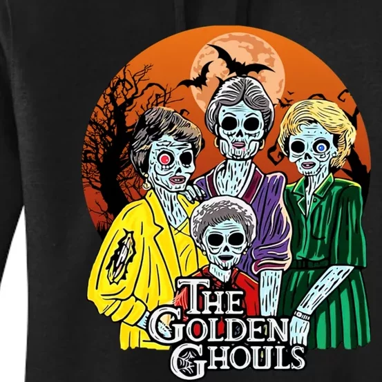 The Golden Ghouls Halloween Zombie Funny Halloween Women's Pullover Hoodie