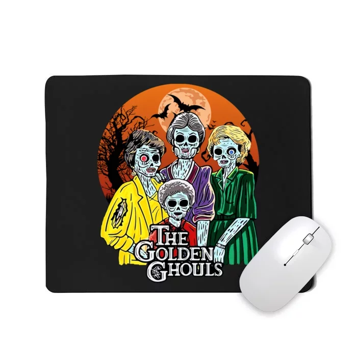 The Golden Ghouls Halloween Zombie Funny Halloween Mousepad