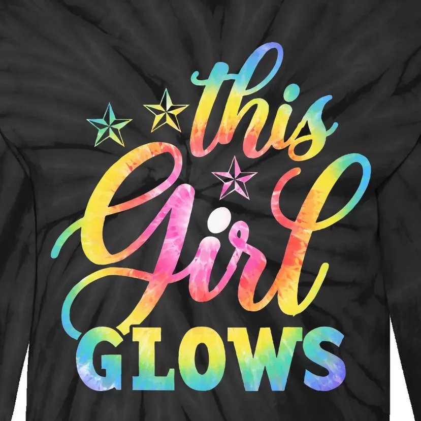 This Girl Glows Tie-Dye Long Sleeve Shirt