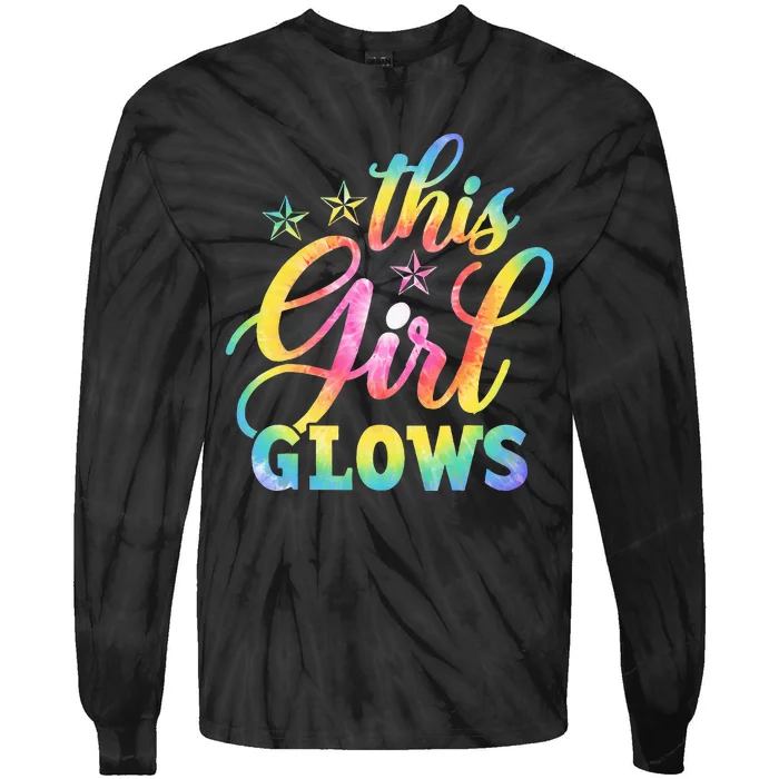 This Girl Glows Tie-Dye Long Sleeve Shirt