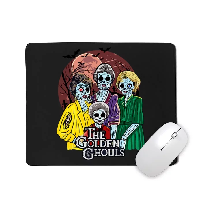 The Golden Ghouls Halloween Zombie Funny Halloween Mousepad