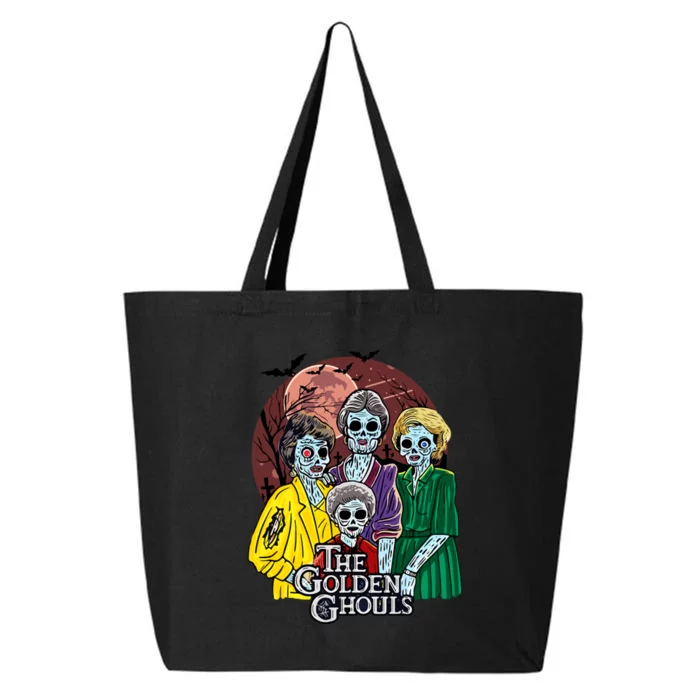 The Golden Ghouls Halloween Zombie Funny Halloween 25L Jumbo Tote