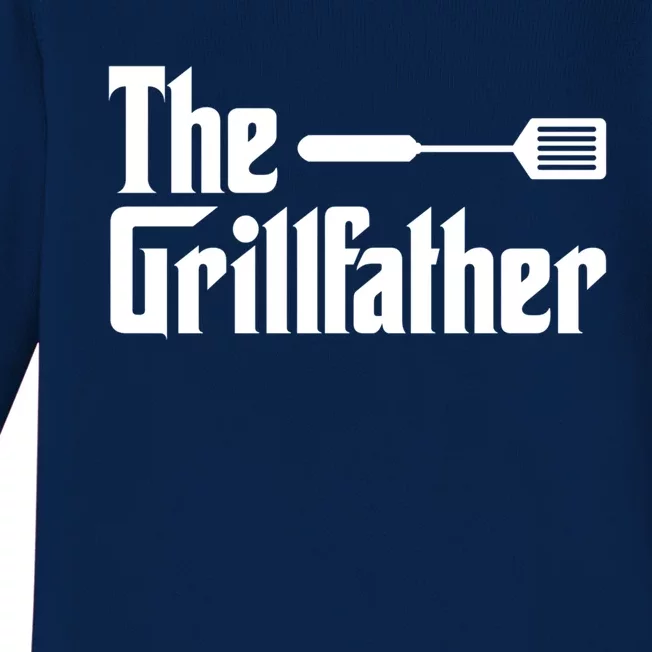 The Grillfather Grill Grilling Gift Great Gift Baby Long Sleeve Bodysuit