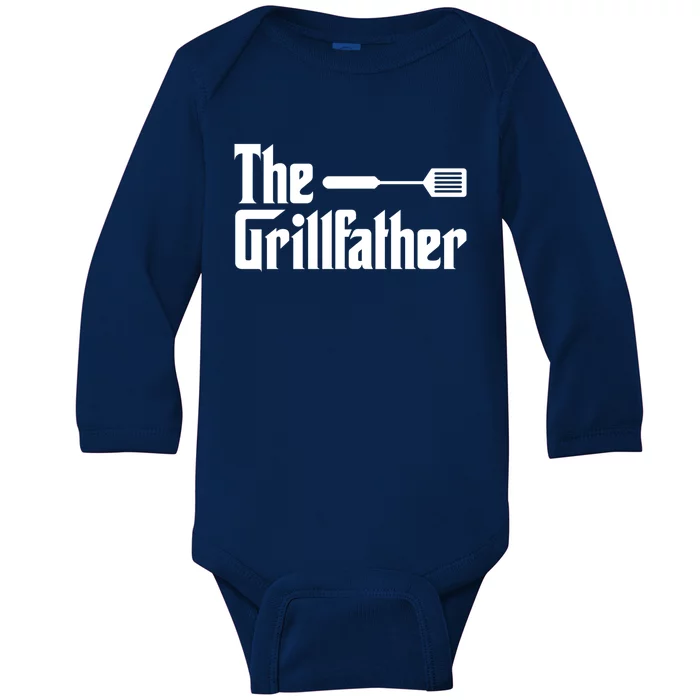 The Grillfather Grill Grilling Gift Great Gift Baby Long Sleeve Bodysuit