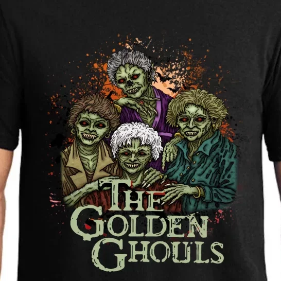 The Golden Ghouls Halloween Zombie Funny Halloween Pajama Set