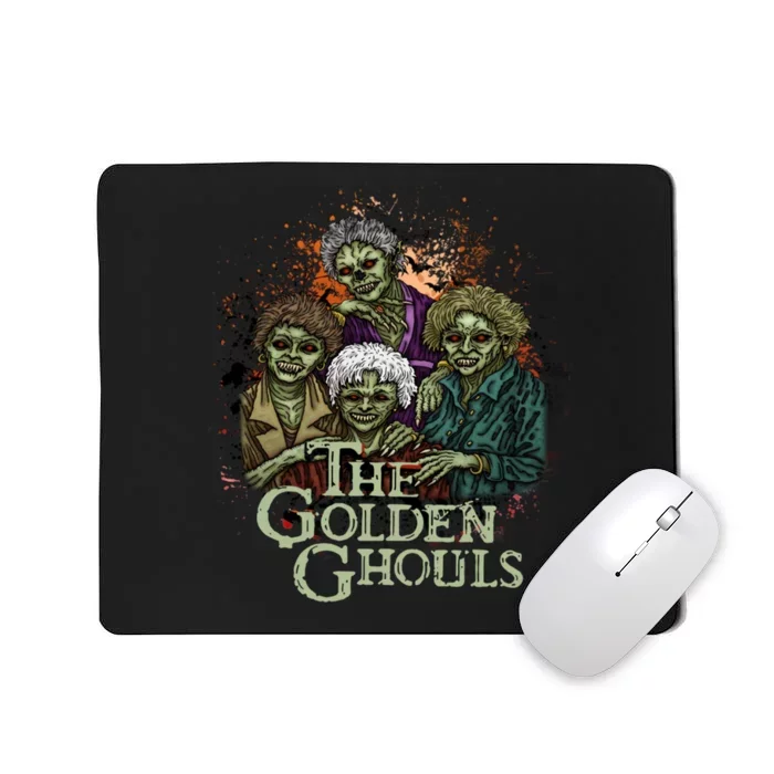 The Golden Ghouls Halloween Zombie Funny Halloween Mousepad