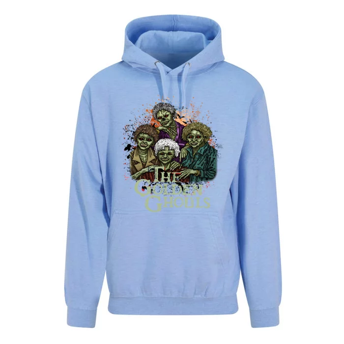 The Golden Ghouls Halloween Zombie Funny Halloween Unisex Surf Hoodie