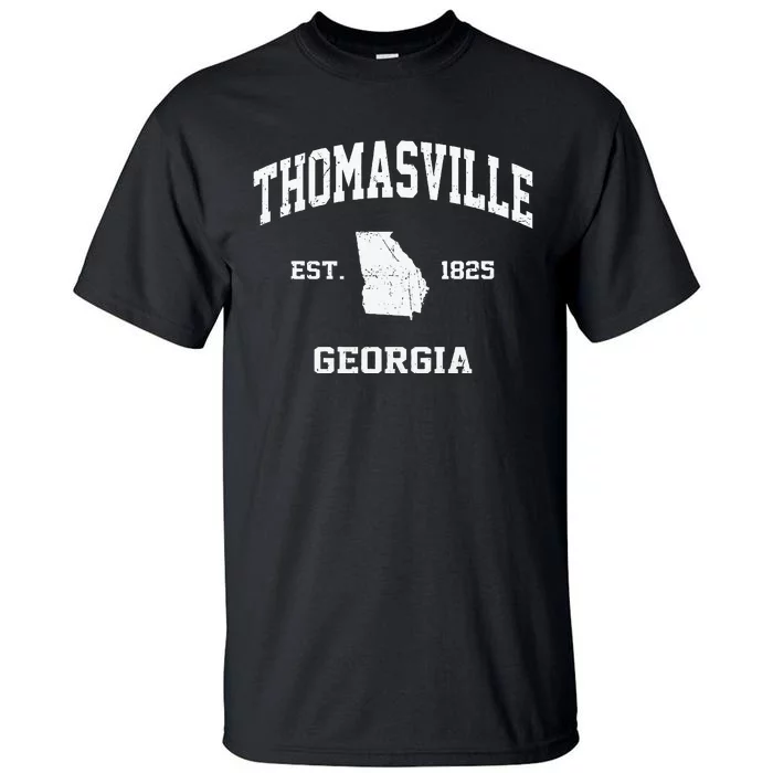 Thomasville Georgia GA Vintage State Athletic Style Tall T-Shirt