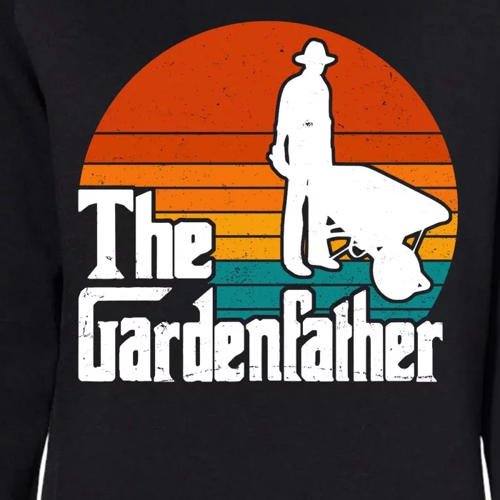 The Gardenfather Gardening Dad Gift Retro Womens California Wash Sweatshirt