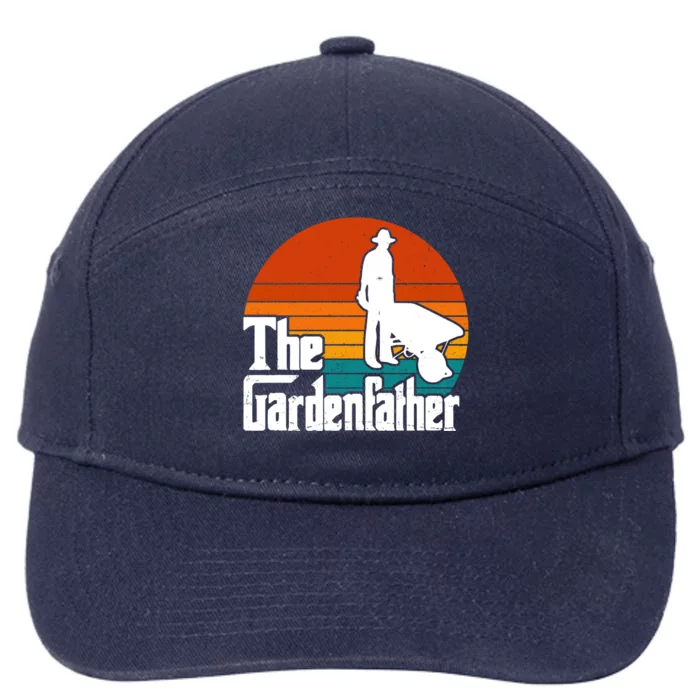 The Gardenfather Gardening Dad Gift Retro 7-Panel Snapback Hat