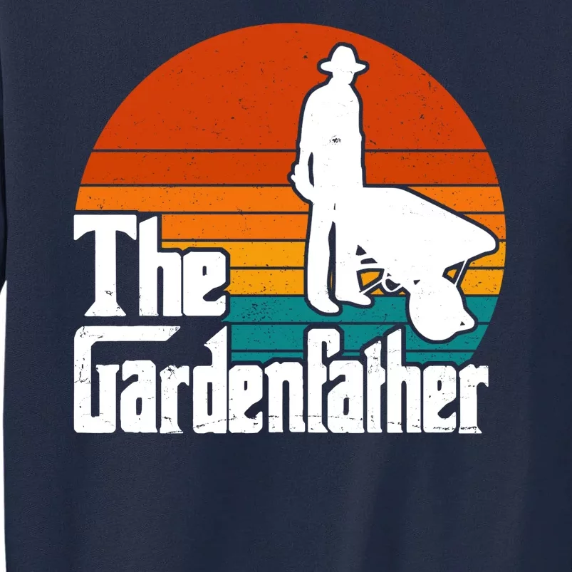 The Gardenfather Gardening Dad Gift Retro Tall Sweatshirt