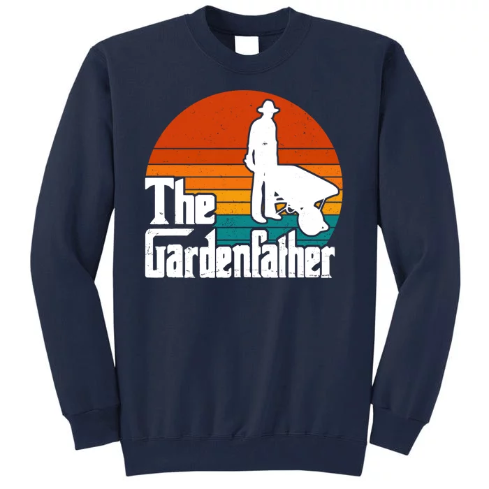 The Gardenfather Gardening Dad Gift Retro Tall Sweatshirt