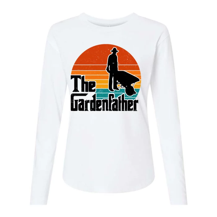 The Gardenfather Gardening Dad Gift Retro Womens Cotton Relaxed Long Sleeve T-Shirt