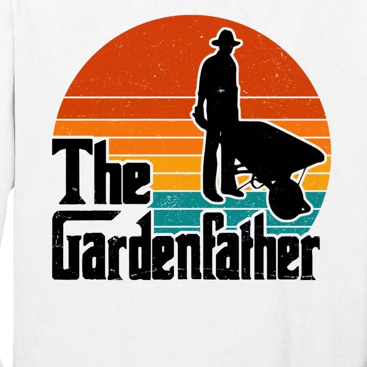 The Gardenfather Gardening Dad Gift Retro Long Sleeve Shirt