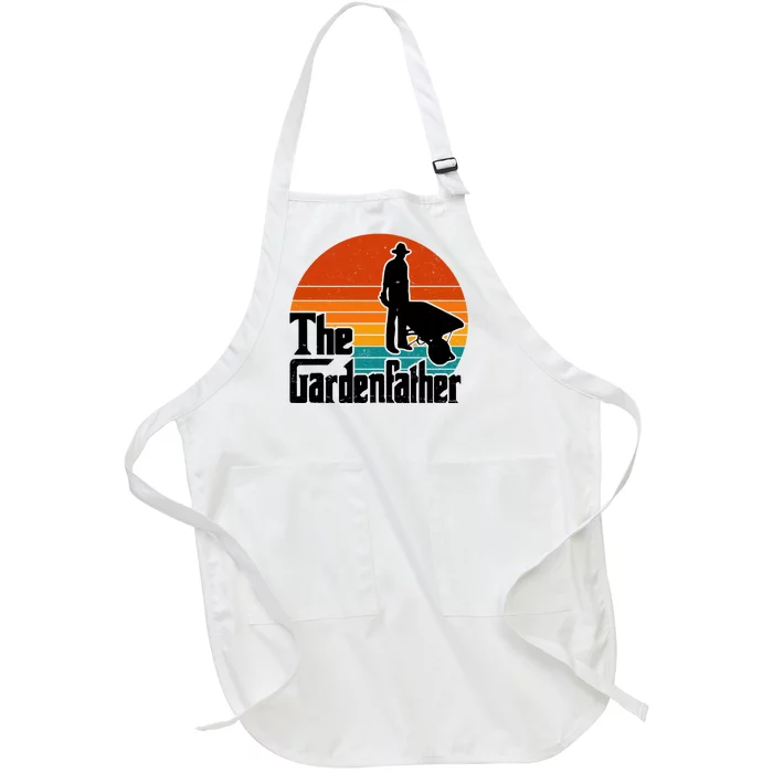 The Gardenfather Gardening Dad Gift Retro Full-Length Apron With Pocket