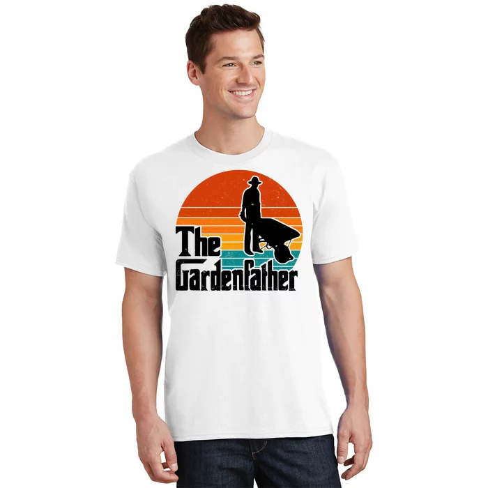 The Gardenfather Gardening Dad Gift Retro T-Shirt