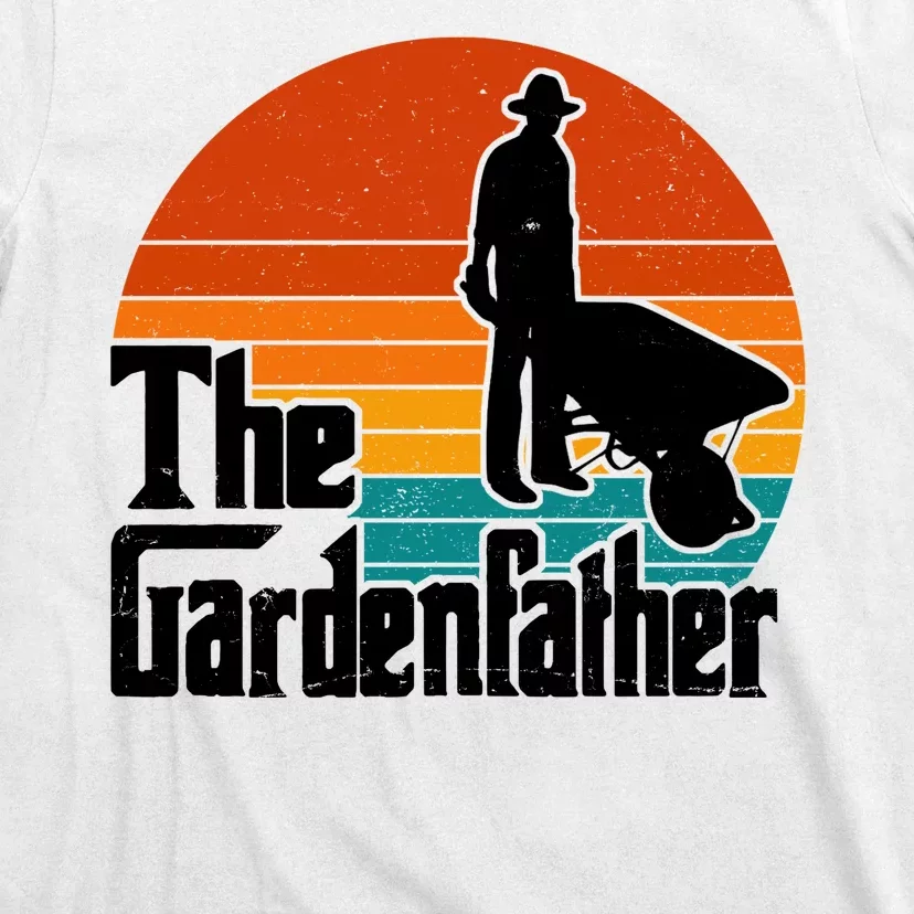 The Gardenfather Gardening Dad Gift Retro T-Shirt