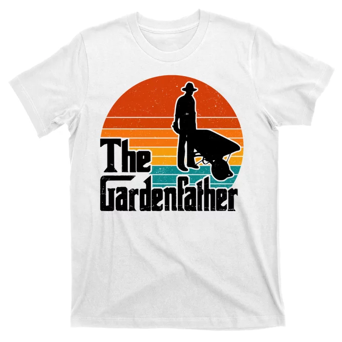 The Gardenfather Gardening Dad Gift Retro T-Shirt