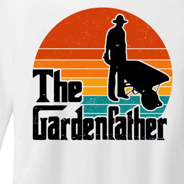 The Gardenfather Gardening Dad Gift Retro Womens CVC Long Sleeve Shirt