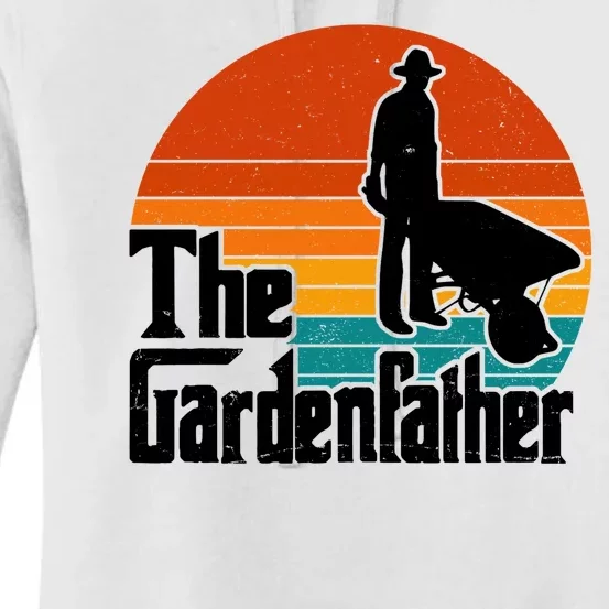 The Gardenfather Gardening Dad Gift Retro Women's Pullover Hoodie