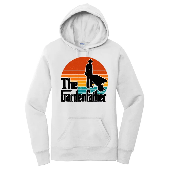 The Gardenfather Gardening Dad Gift Retro Women's Pullover Hoodie