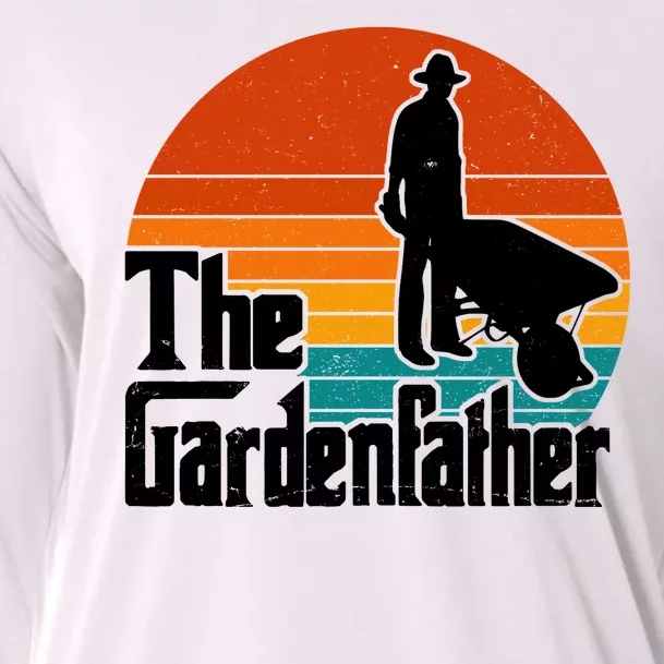 The Gardenfather Gardening Dad Gift Retro Cooling Performance Long Sleeve Crew