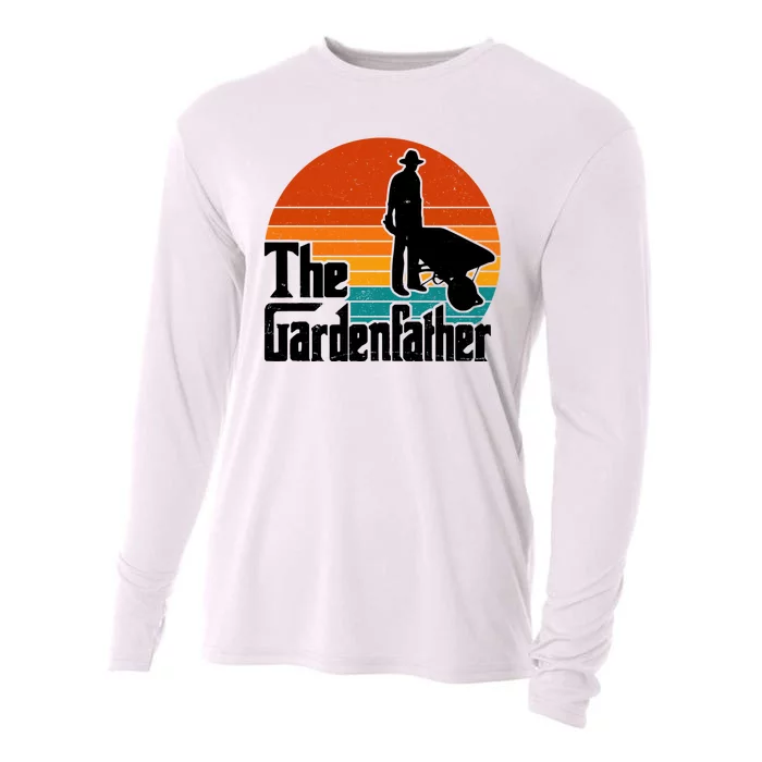 The Gardenfather Gardening Dad Gift Retro Cooling Performance Long Sleeve Crew