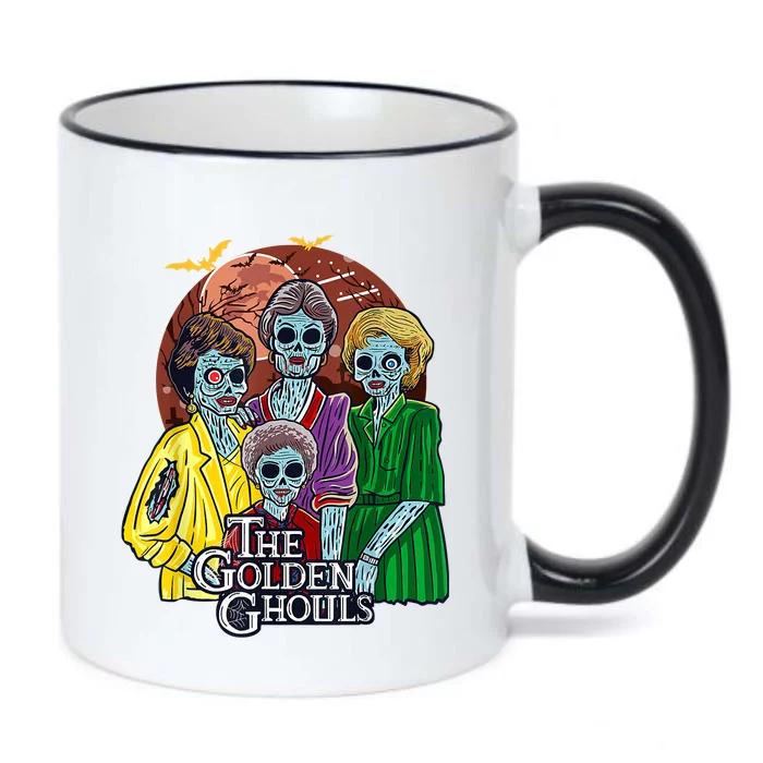 The Golden Ghouls Halloween Black Color Changing Mug