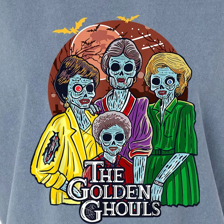 The Golden Ghouls Halloween Garment-Dyed Women's Muscle Tee