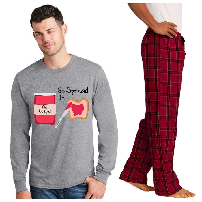 The Gospel Go Spread It Long Sleeve Pajama Set