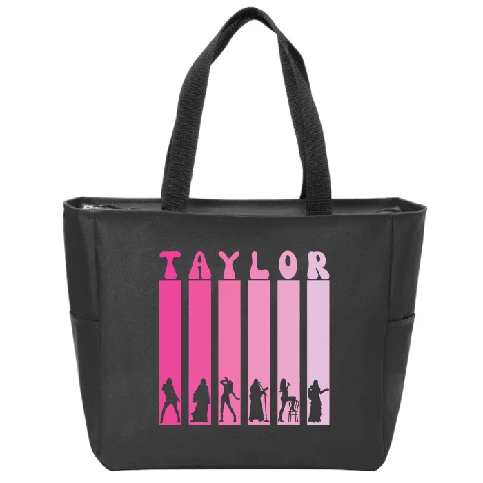 Taylor Girl Groovy Zip Tote Bag