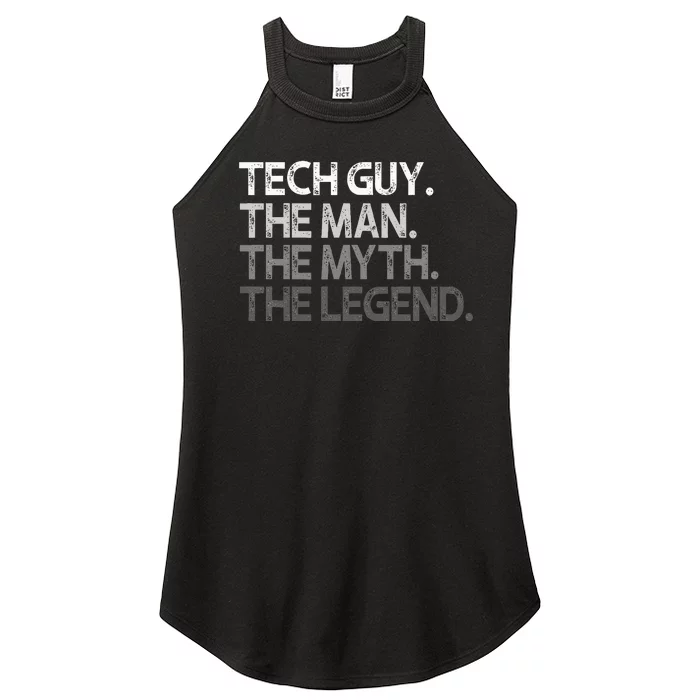 Tech Guy Gift The Man Myth Legend Women’s Perfect Tri Rocker Tank