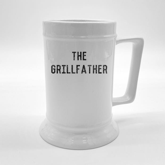 The Grillfather Grill Master Gift Front & Back Beer Stein