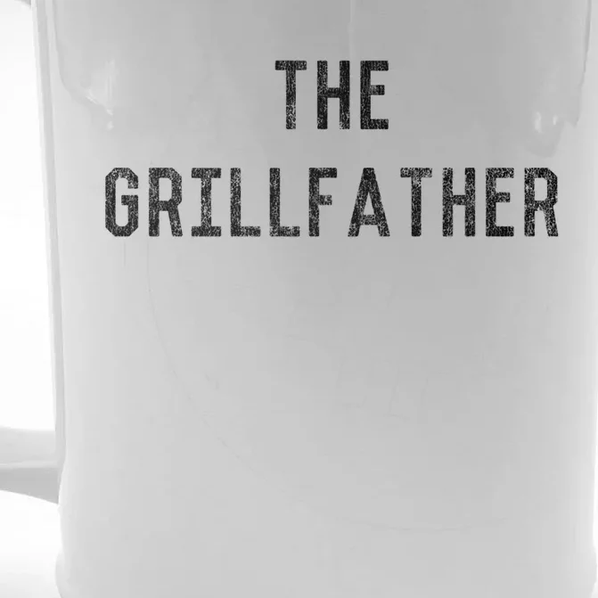 The Grillfather Grill Master Gift Front & Back Beer Stein