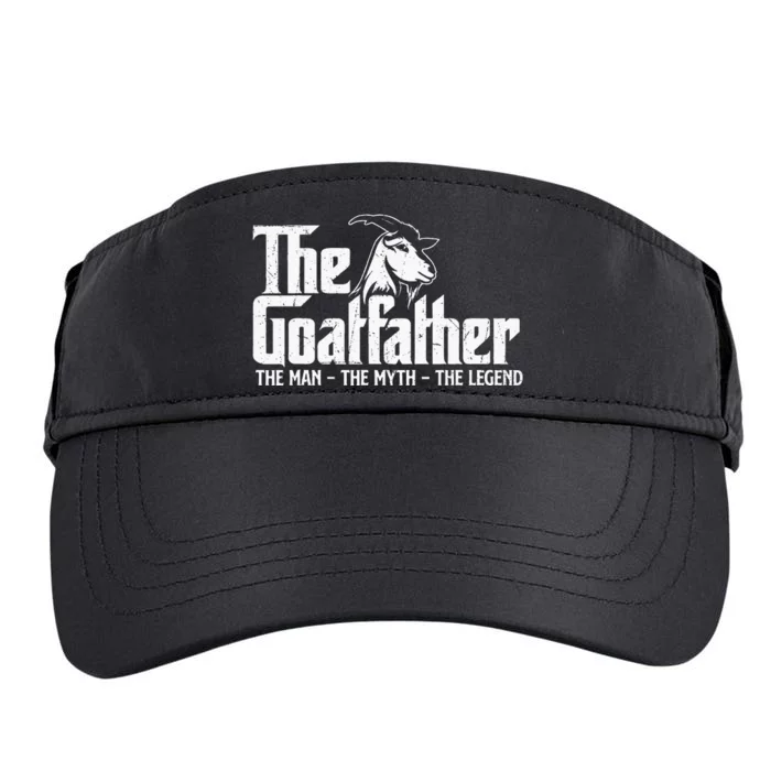 The Goatfather Goat Owner Animal Farmer Rancher Farming Adult Drive Performance Visor