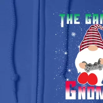 The Gamer Gnome Funny Family Matching Group Christmas Gift Full Zip Hoodie