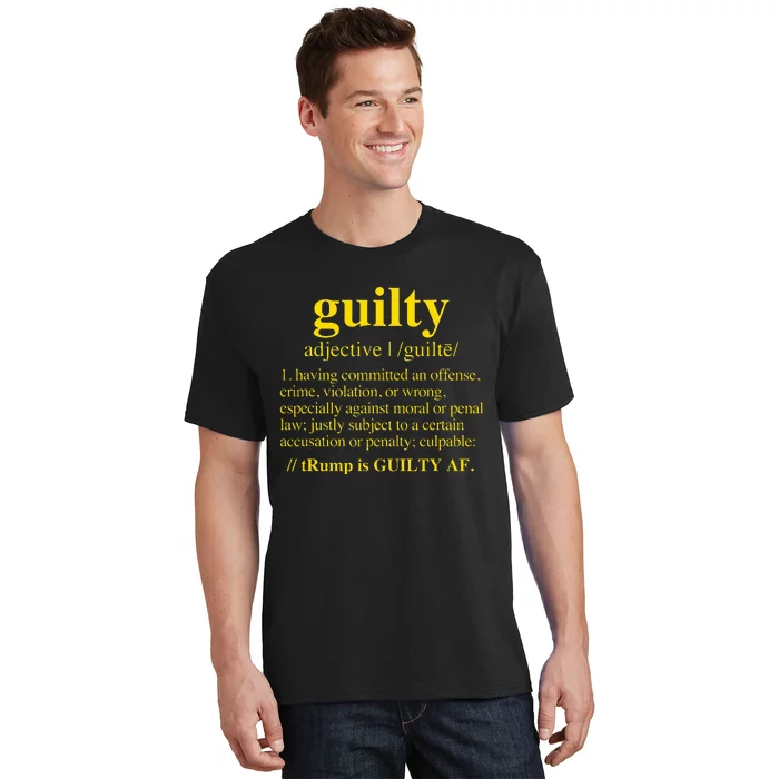 Trump Guilty Guilty Definition T-Shirt