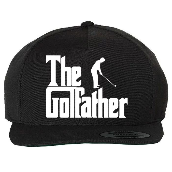 The Golfather (Golf Father) Gift For Dad Father's Day Wool Snapback Cap